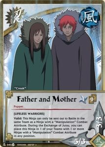 Father and Mother card artwork