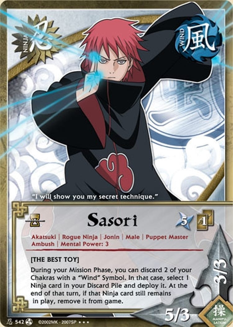 Sasori card artwork
