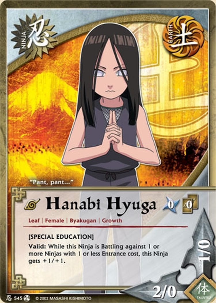 Hanabi Hyuga card artwork