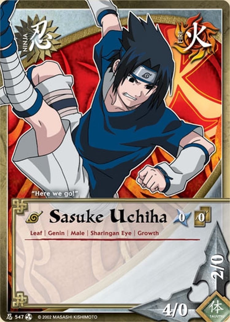 Sasuke Uchiha card artwork