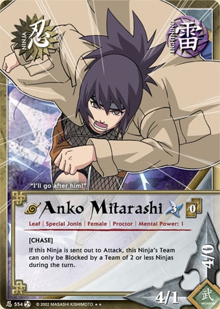 Anko Mitarashi card artwork