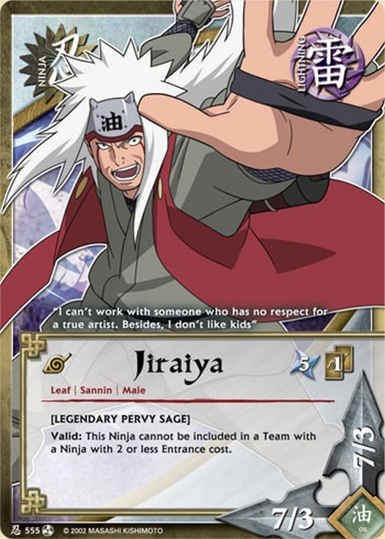 Jiraiya card artwork