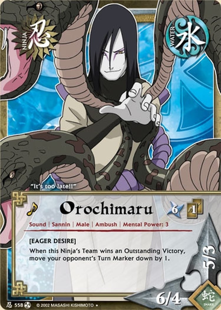 Orochimaru card artwork