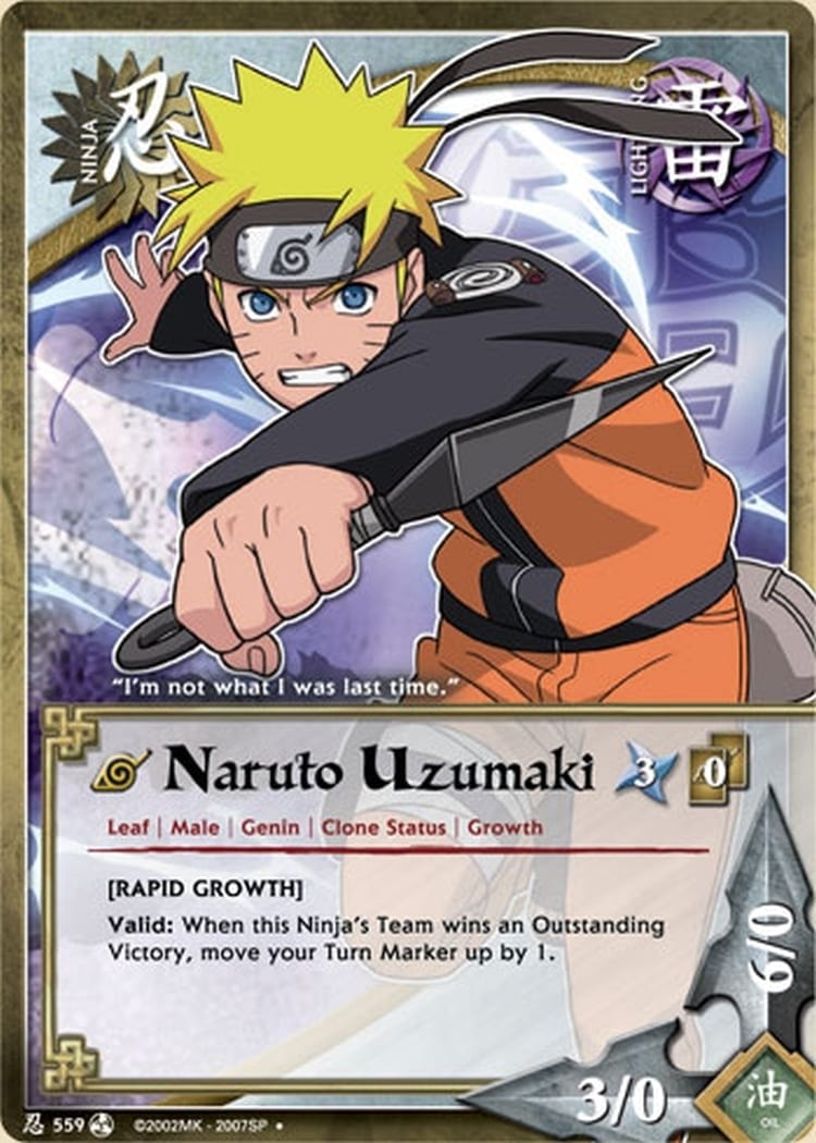 Naruto Uzumaki card artwork
