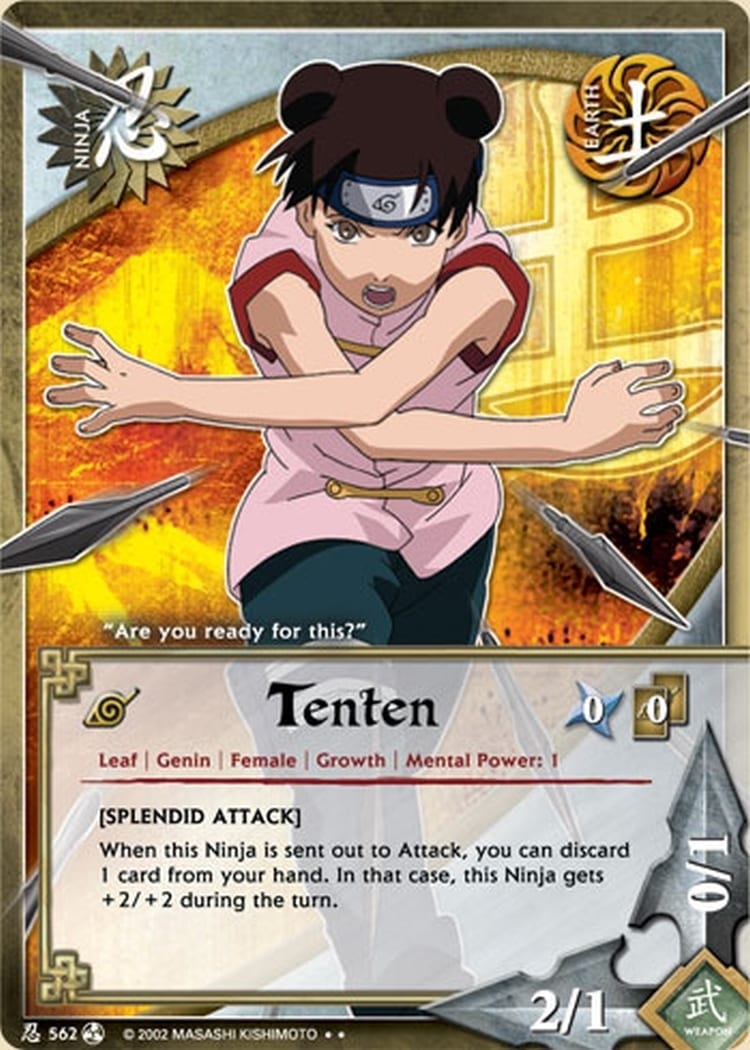 Tenten card artwork