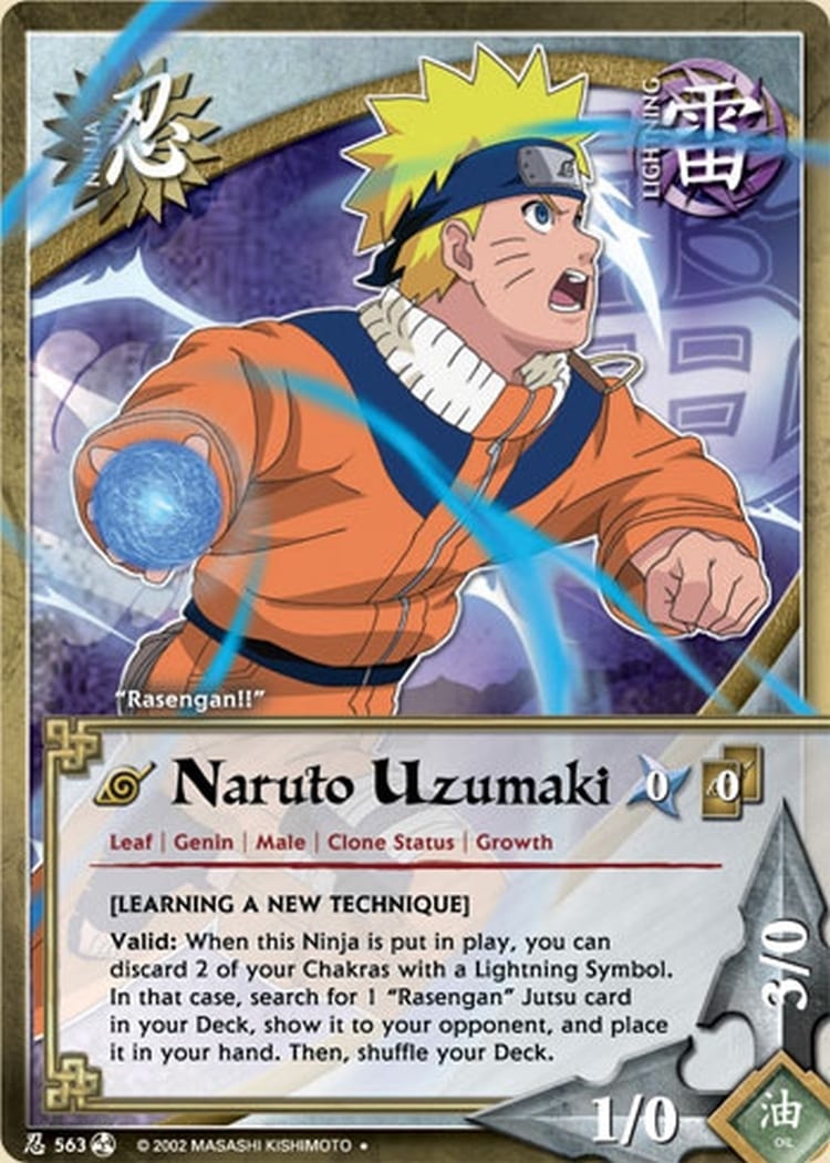 Naruto Uzumaki card artwork
