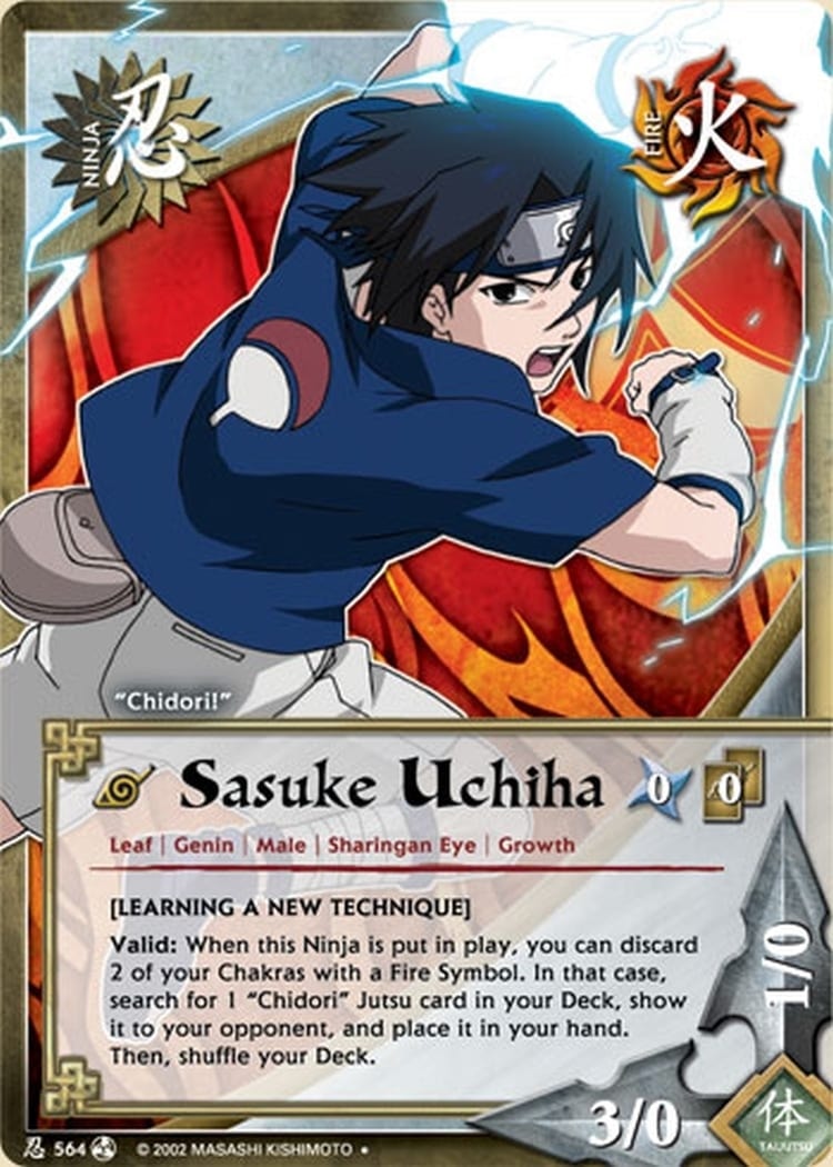 Sasuke Uchiha card artwork