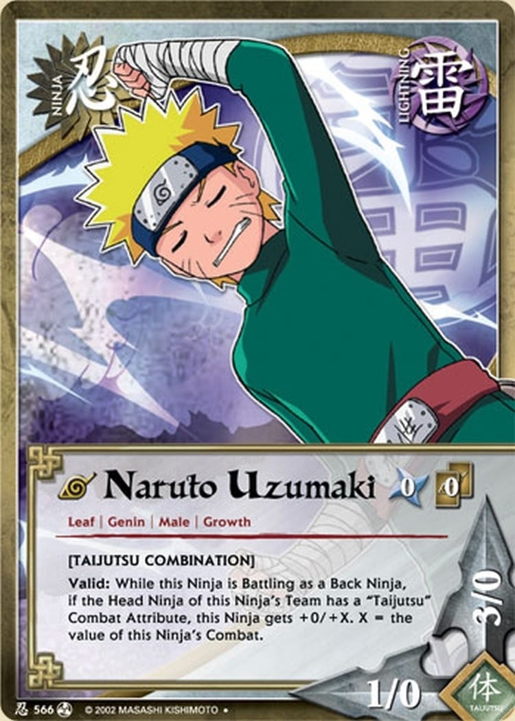 Naruto Uzumaki card artwork