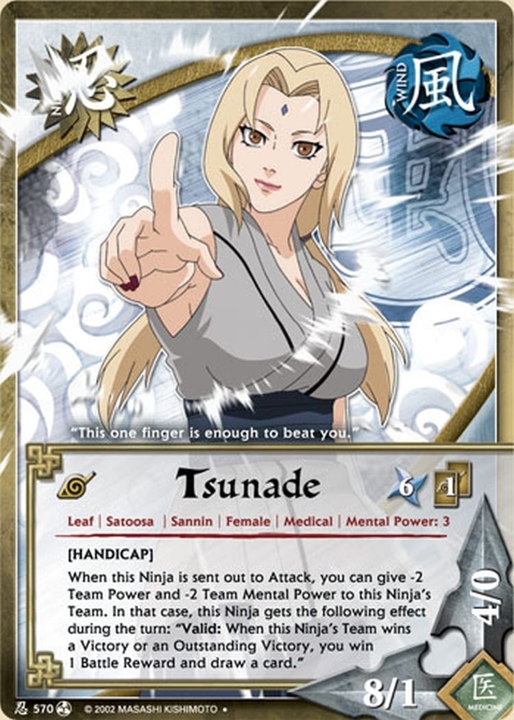 Tsunade card artwork