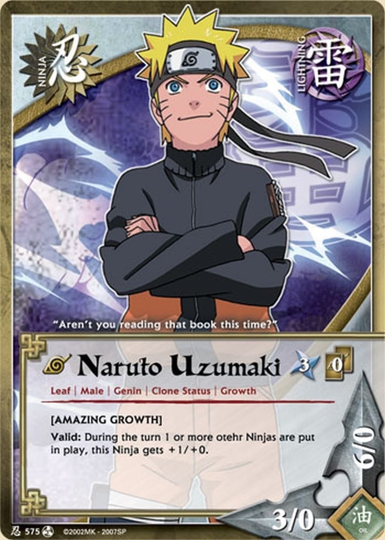 Naruto Uzumaki card artwork