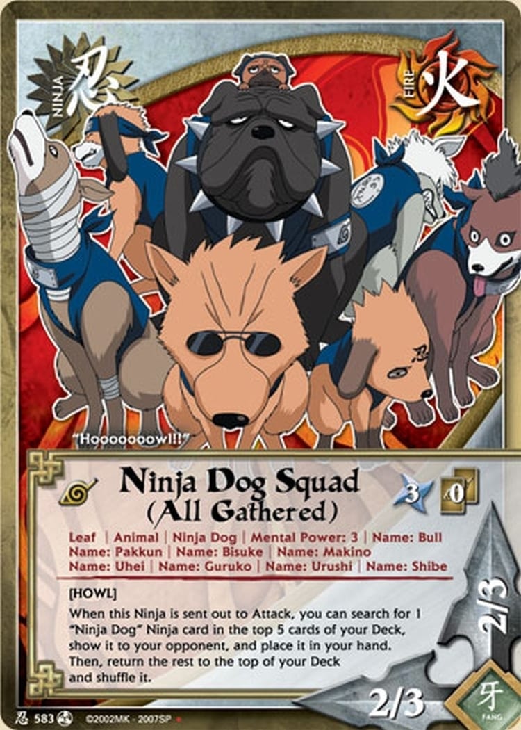 Ninja Dog Squad (All Gathered) card artwork