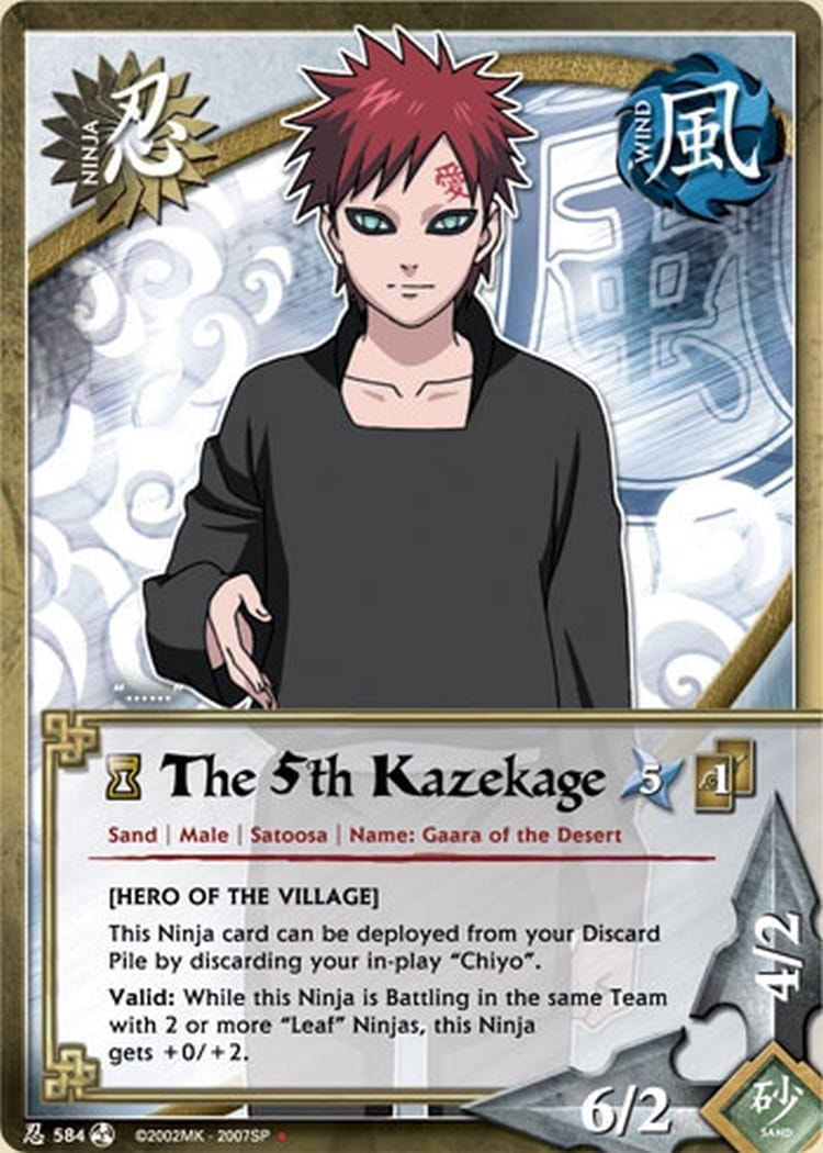 The 5th Kazekage card artwork