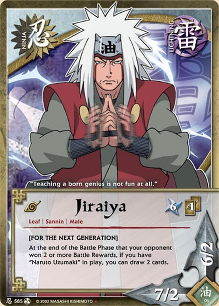 Jiraiya card artwork