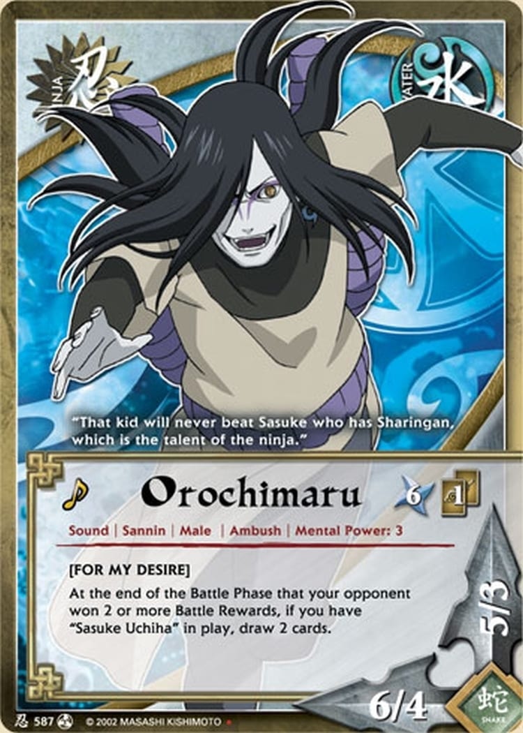 Orochimaru card artwork