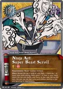 Ninja Art: Super Beast Scroll card artwork