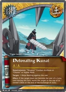 Detonating Kunai card artwork