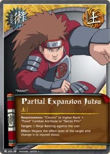 Partial Expansion Jutsu card artwork