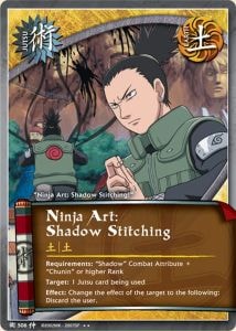 Ninja Art: Shadow Stitching card artwork