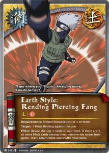 Earth Style: Rending Piercing Fang card artwork