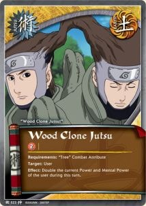 Wood Clone Jutsu card artwork