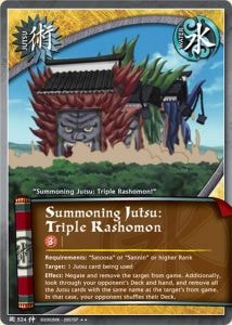 Summoning Jutsu: Triple Rashomon card artwork