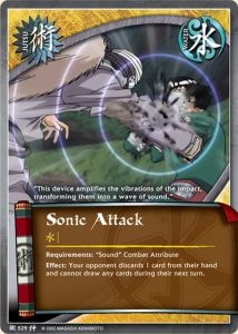 Sonic Attack card artwork