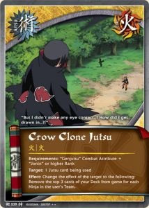 Crow Clone Jutsu card artwork