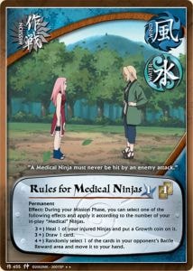 Rules for Medical Ninjas card artwork