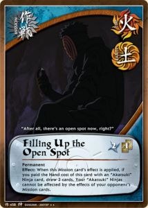 Filling Up the Open Spot card artwork