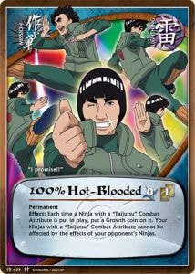 100% Hot-Blooded card artwork