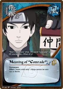 Meaning of "Comrade" card artwork