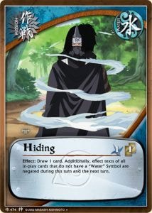 Hiding card artwork