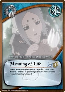 Meaning of Life card artwork