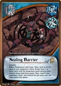 Sealing Barrier card artwork