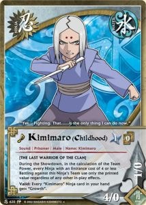 Kimimaro (Childhood) card artwork