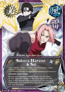 Sakura Haruno & Sai card artwork