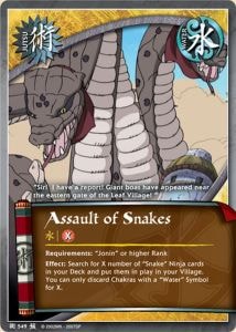 Assault of Snakes card artwork
