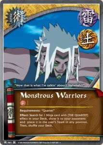 Monstrous Warriors card artwork