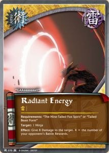 Radiant Energy card artwork
