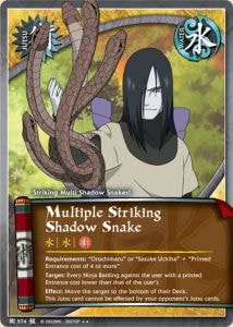 Mulitple Striking Shadow Snake card artwork