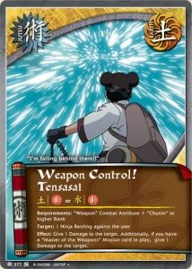 Weapon Control! Tensasai card artwork