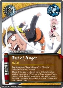 Fist of Anger card artwork