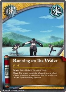 Running on the Water card artwork
