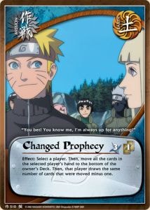 Changed Prophecy card artwork