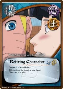 Retiring Character card artwork