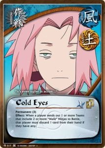 Cold Eyes card artwork