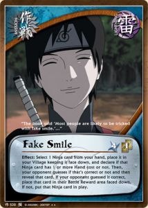 Fake Smile card artwork