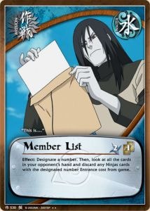 Member List card artwork