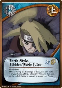 Earth Style: Hidden Mole Jutsu card artwork