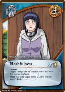 Bashfulness card artwork